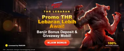 Bonus Selamat Datang 100%
